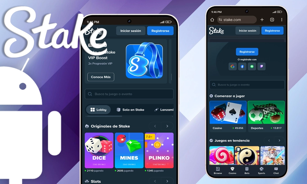 Acceso Móvil y Optimización en Stake
