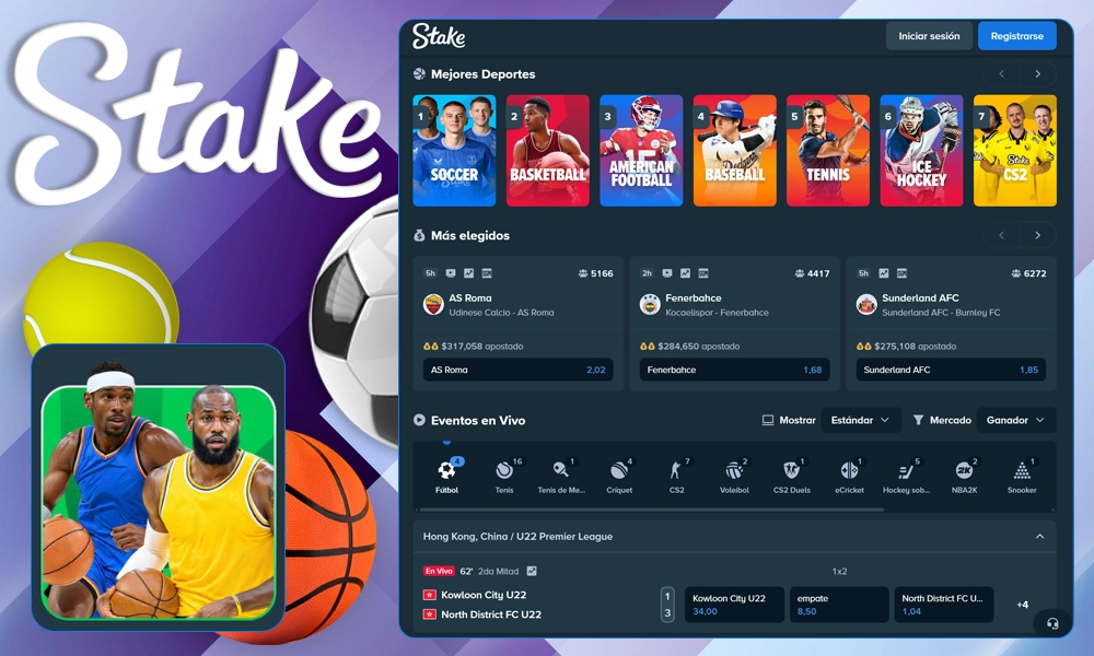 Mercados de apuestas deportivas de Stake